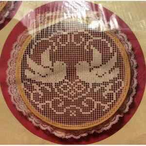 Vintage Love Birds Cross Stitch Kit by The Creative Circle - Sealed In Package